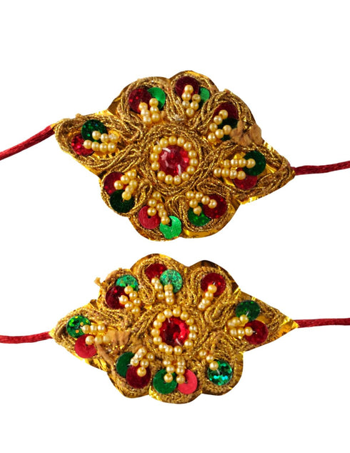 BookMyCostume Royal King & Mythological Character Accessory Set for Kids –  Crown & Jewellery set Combo | Ideal for Ramleela, Fancy Dress & Cultural Events | Kids